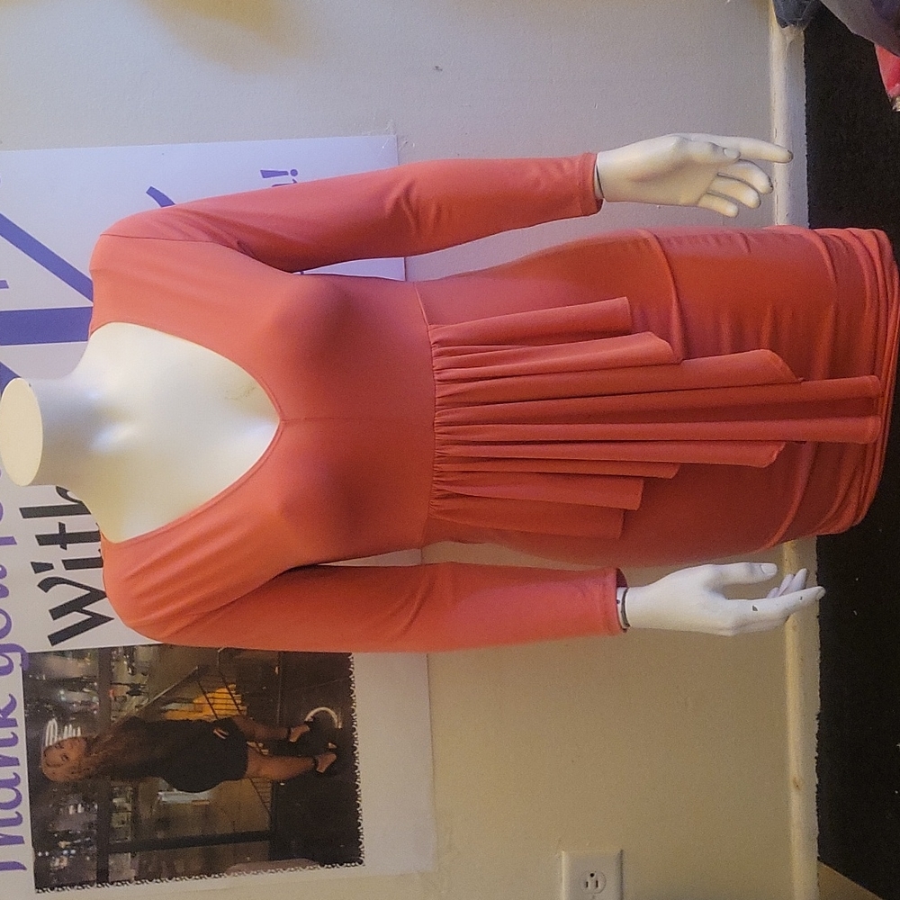 Salmon dress